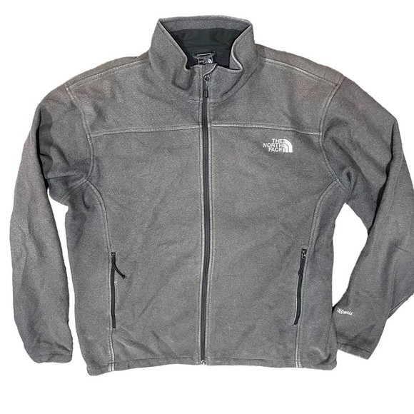 THE North Face Men's Windwall Heavy Fleece Full Zip Jacket, Gray, size L - Picture 1 of 4